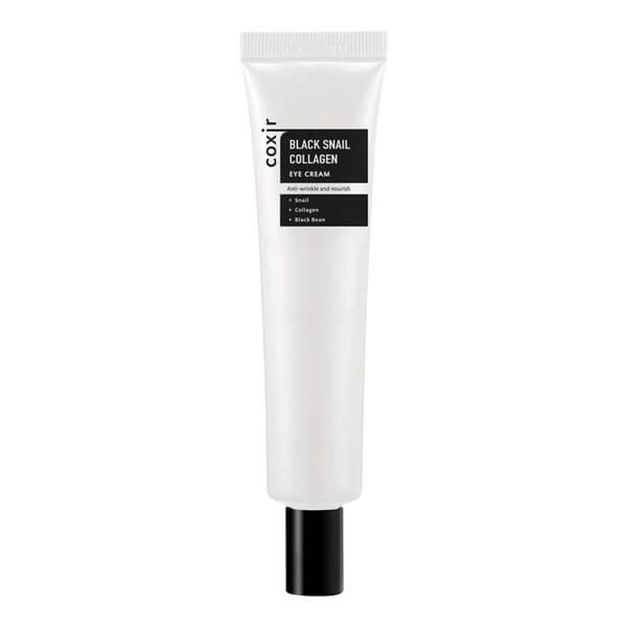 Coxir Black Snail Collagen Eye Cream, anti-rimpel oogcrème, 30 ml