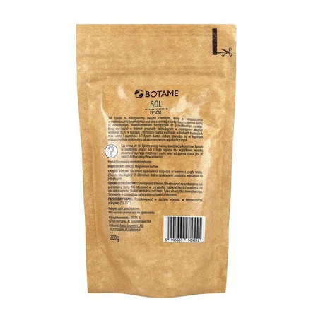 Botame, sal de baño de epsom, 200 g