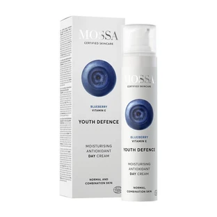 Mossa, nawilżający krem antyoksydacyjny z borówką, 50 ml