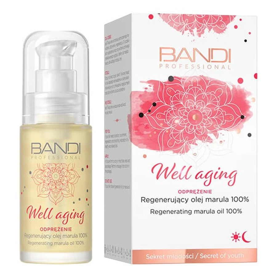 Bandi Well Aging, huile de marula régénérante 100%, 30 ml