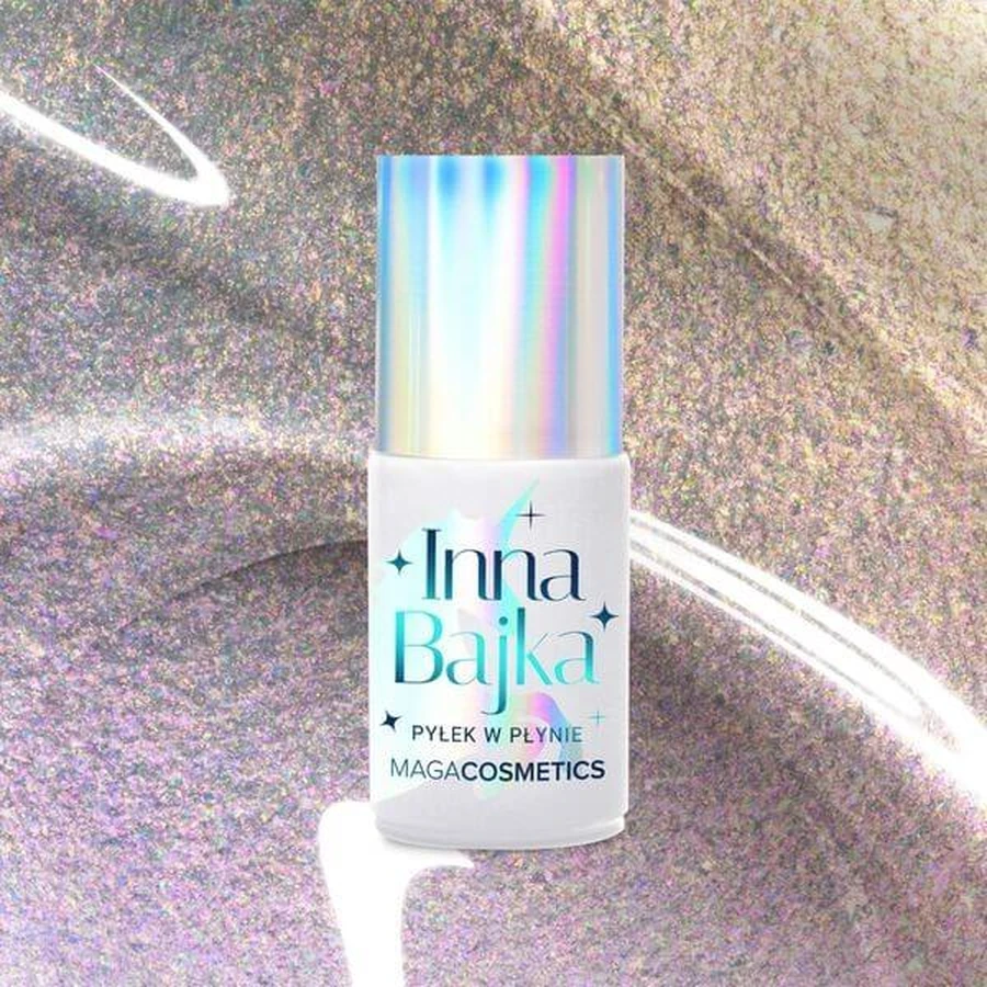 Maga Cosmetics Inna Bajka, esmalte híbrido con polen, 835 Diente Blanco, 6 ml