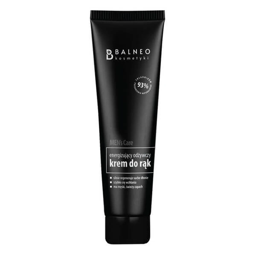 Balneocosmetics Men's Care, crème énergisante et nourrissante pour les mains, 100 ml