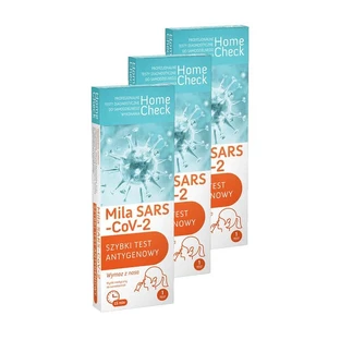 Set van 3 x Mila SARS-CoV-2, snelle antigeentest, neusswab