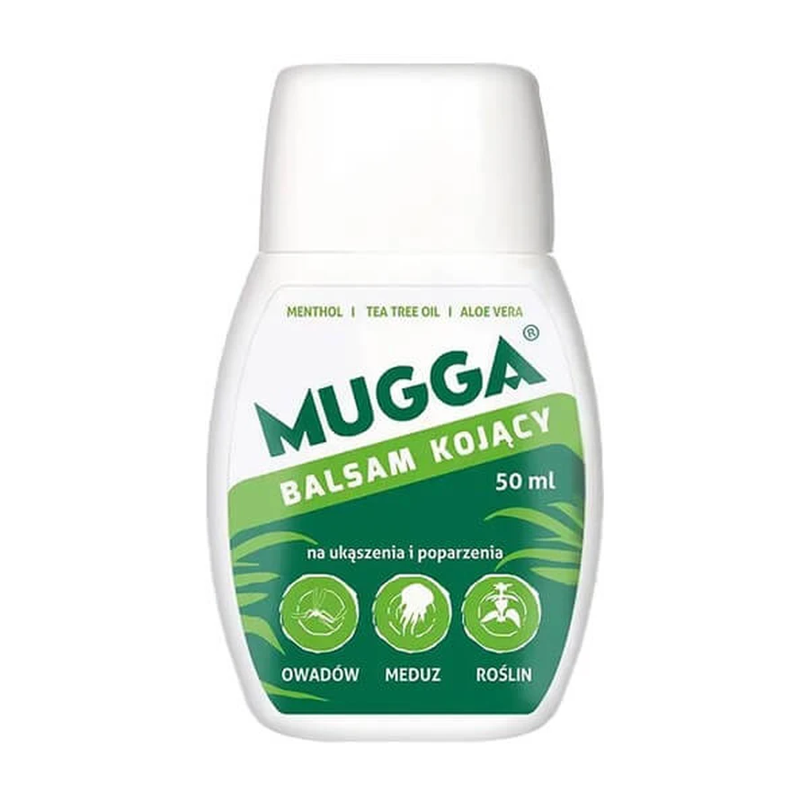 Mugga, lotion apaisante pour les piqûres et les brûlures, 50 ml