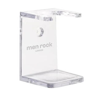 Men Rock, transparent shaving brush stand, 1 piece.