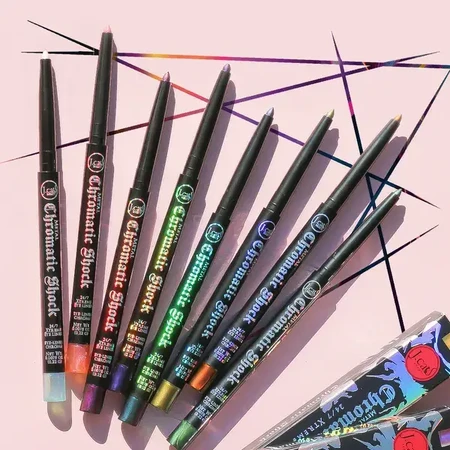 J.Cat Beauty Chromatic Shock 24/7 Xtreme Eyeliner 105, delineador de ojos metálico con purpurina, 0,22 g.