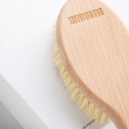 Hhuumm, dry body massage brush, tampico fiber extended version No.5, 1 piece.
