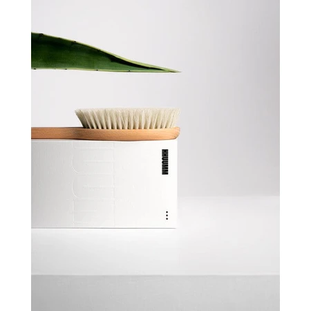 Hhuumm, dry body massage brush, tampico fiber extended version No.5, 1 piece.
