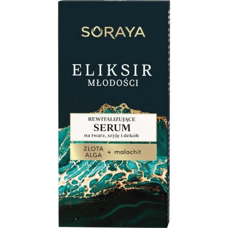 Soraya Elixir of Youth, ser revitalizant pentru față, gât și decolteu, 30 ml