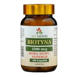 My Herbs Biotin 2500 mcg, capsules, 100 pcs.