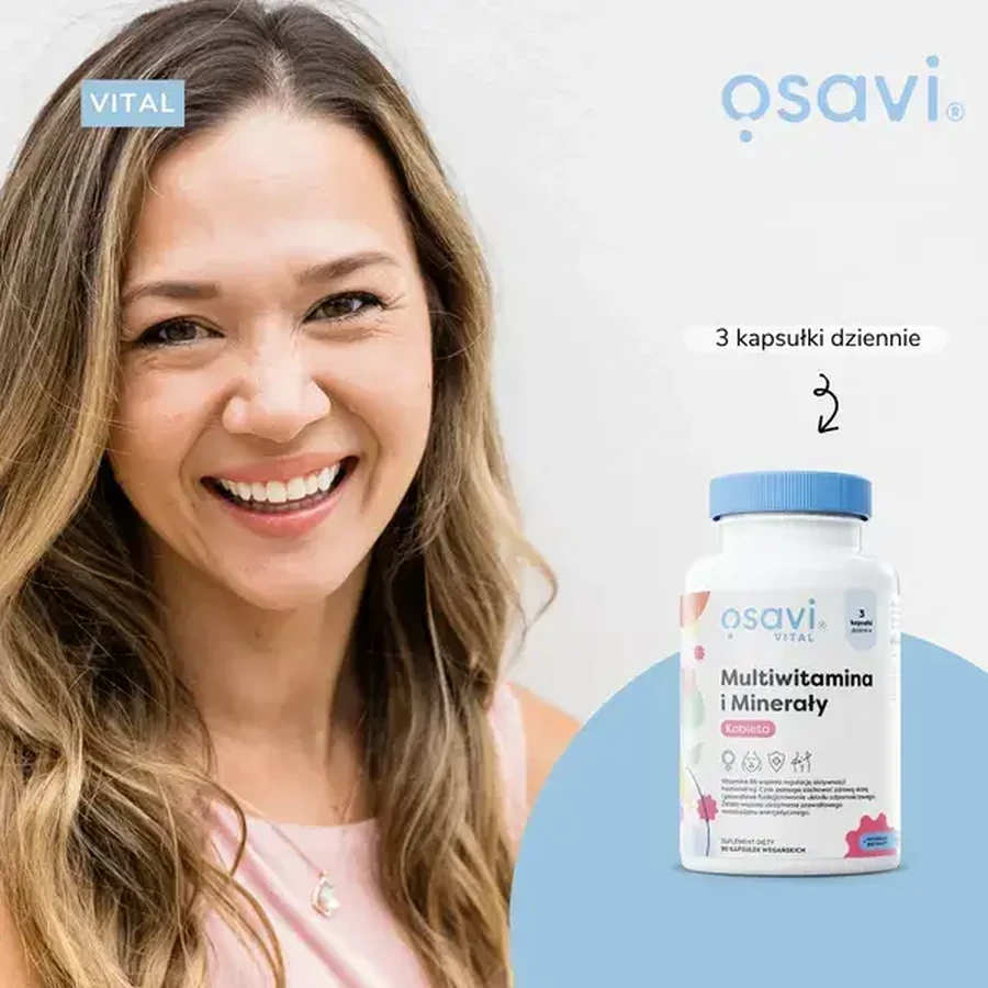 Osavi Multivitamin und Mineralien für Frauen, Hartkapseln, 90 Stück.