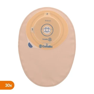 Esteem+, bolsa de plástico para estoma, beige con ventana, 30-40 mm, 30 uds.