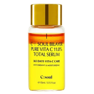 C:Soul Bilayer Pure Vita C 11.0% Total Serum, ser bifazic hidratant, 15 ml