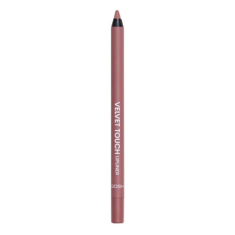 Gosh Velvet Touch Lip Liner, waterproof lip liner, 002 Antique Rose, 1.2 g