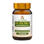 My Herbs D3 + K2 MK-7 Lipozomal, capsule, 80 buc.