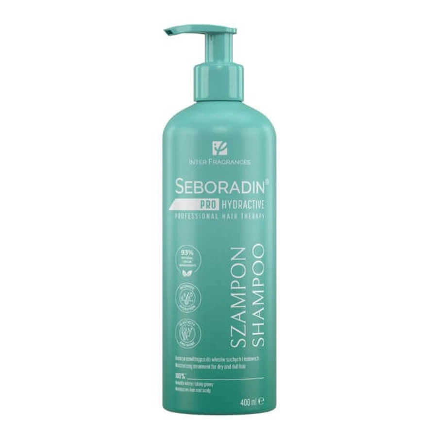 Seboradin Pro Hydractive, Shampoo für trockenes und glanzloses Haar, 400 ml