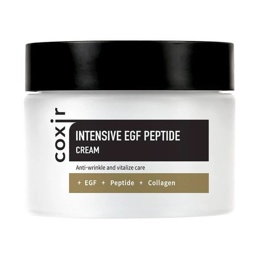Coxir Intensive EGF Peptides, anti-verouderingscrème met peptiden en EGF, 50 ml