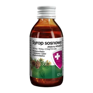 Samengestelde pijnboomsiroop (Sirupus Pini Compositum), Aflofarm, 125 g, siroop