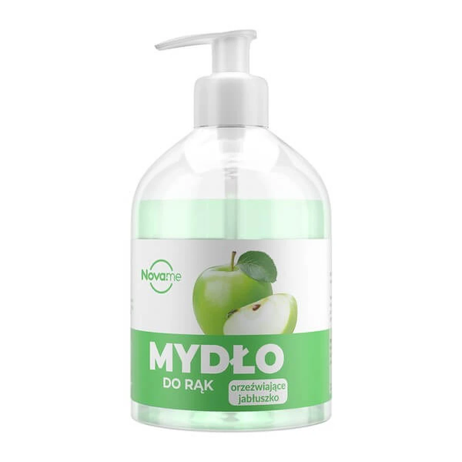 Novame, hand soap, refreshing apple, 500 ml