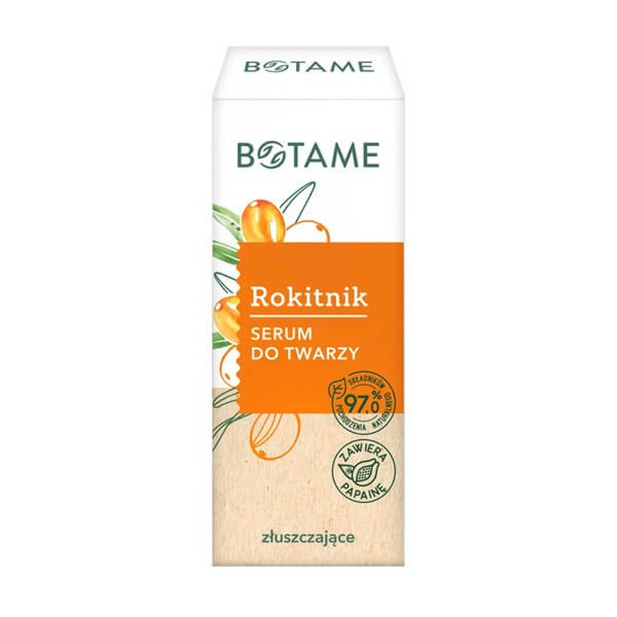 Botame Sanddorn, peelendes Gesichtsserum, 30 ml