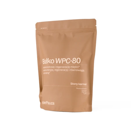 SuperPause Protein WPC-80 Superform, Pulver, gesalzener Karamellgeschmack, 750 g