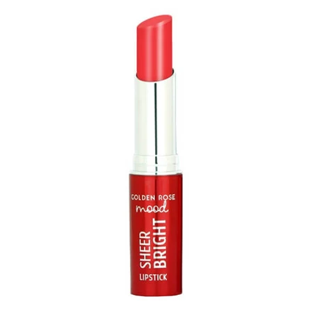 Golden Rose Mood Sheer Bright Lipstick, glossy lipstick, 103, 3.3 g