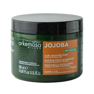 Green Arkemusa Milano Jojoba, Maske für lockiges und gewelltes Haar, 500 ml