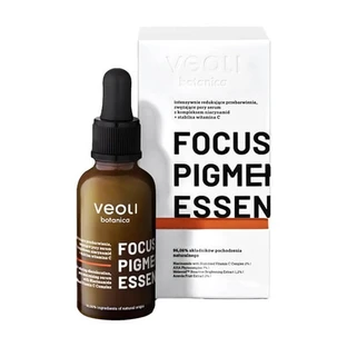 Veoli Botanica Focus Pigmentation Essence, sérum intensif de réduction de la décoloration, 30 ml