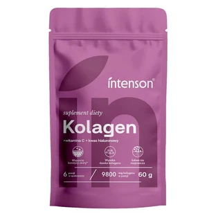 Intenson Colágeno + vitamina C + ácido hialurónico, polvo, 60 g
