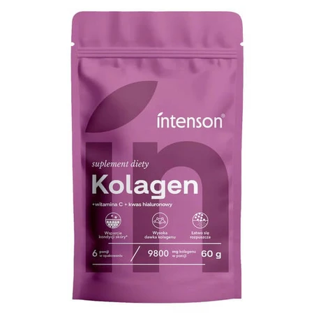 Intenson Colágeno + vitamina C + ácido hialurónico, polvo, 60 g