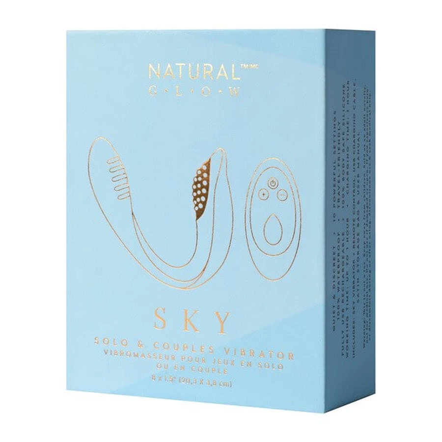 Natural Glow Sky, Vibrator, erotisches Massagegerät, 1 Stk.