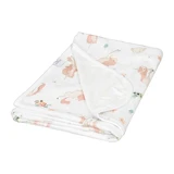 Babymatex, bamboo double-sided blanket 75x100 cm, white-horse, 1 pc.