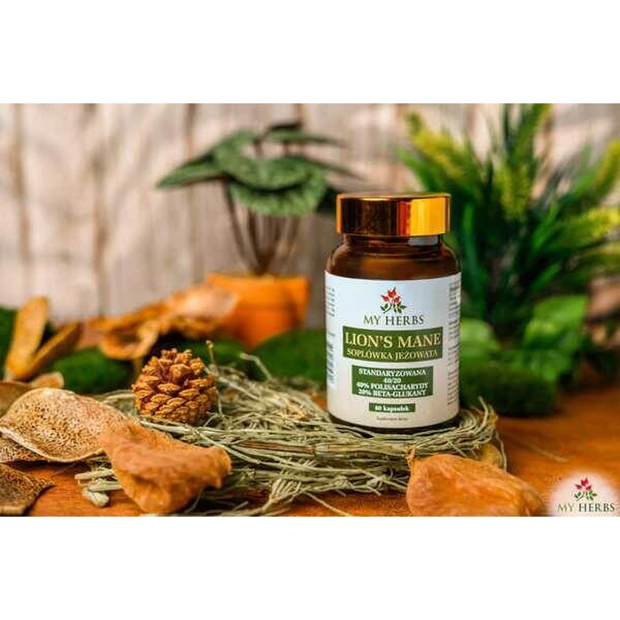 My Herbs Lion's Mane Soplum Hedgehog 400 mg, capsules, 80 pcs.
