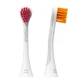 Curaprox Hydrosonic Sensitive, farbiger Zahnbürstenkopf für Hydrosonic, magenta/orange, 2 Stück.