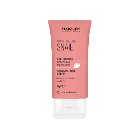 Flos-lek Set Hand &amp; Lip Duo Care Snail, Handcreme, 50 ml + Lippenstift, 4 g