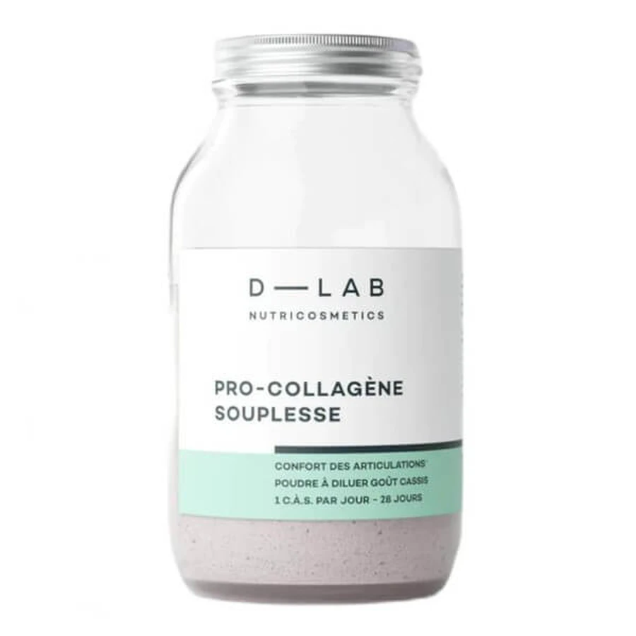 D-LAB Pro Collagene Souplesse, polvo, sabor grosella negra, 185,2 g