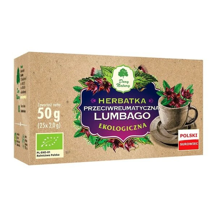 Geschenke der Natur, Bio-Lümmeltee gegen Rheuma, 25 x 2 g