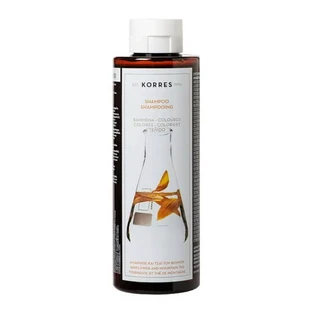 Korres Sonnenblume und Bergtee, Shampoo für coloriertes Haar, 200 ml