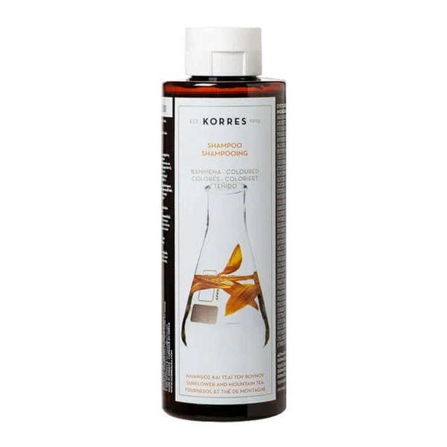 Korres Sonnenblume und Bergtee, Shampoo für coloriertes Haar, 200 ml