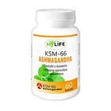 My Life, KSM-66 Ashwagandha, Kapseln, 60 Stück.