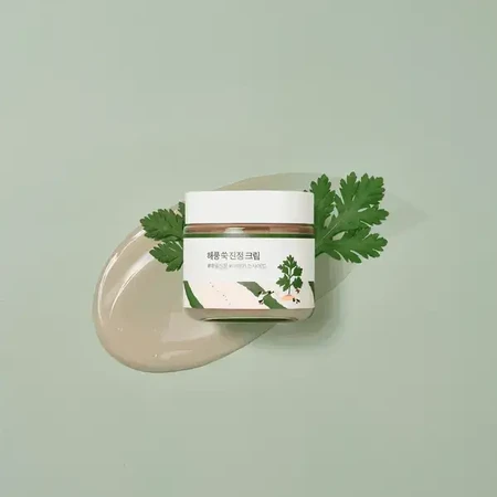 Round Lab Mugwort Calming Cream, crème pour le visage, 80 ml