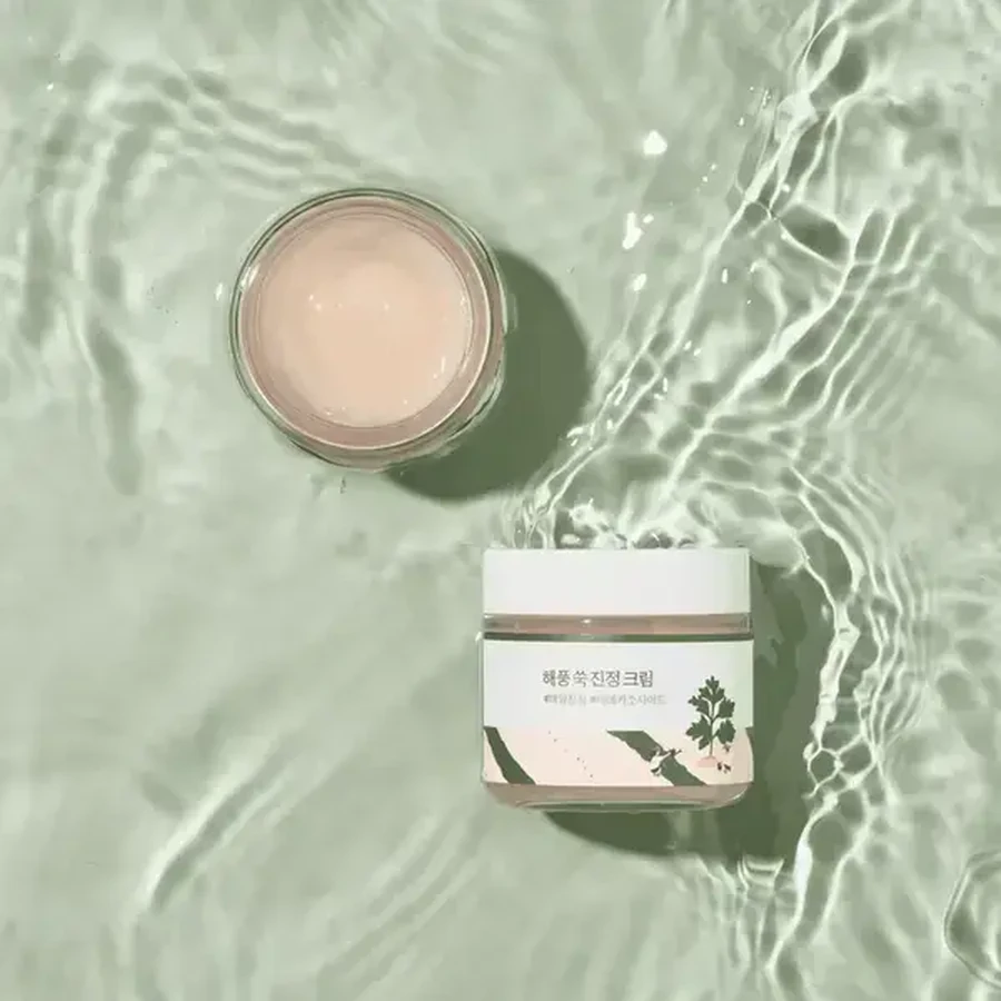 Round Lab Mugwort Calming Cream, crème pour le visage, 80 ml