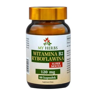 My Herbs Vitamin B2 Riboflavin Super Strong, Kapseln, 60 Stk.
