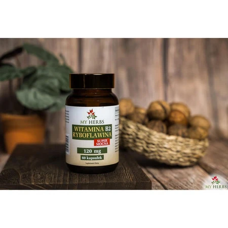 My Herbs Vitamin B2 Riboflavin Super Strong, Kapseln, 60 Stk.