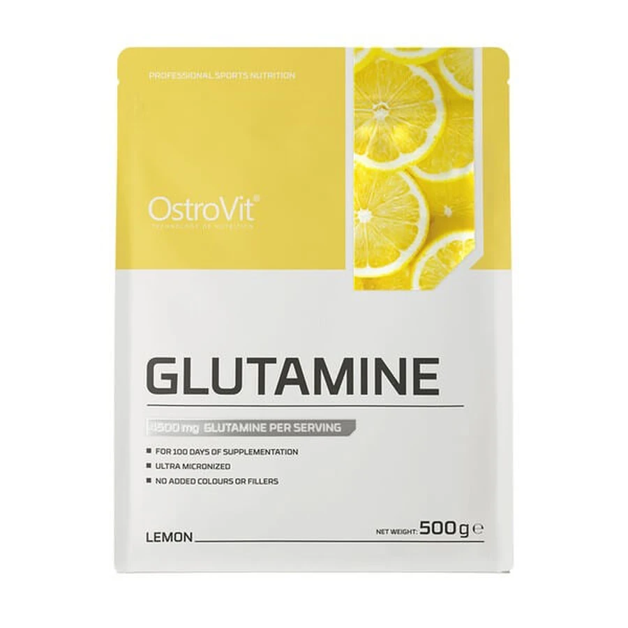 OstroVit Glutamine, goût citron, poudre, 500 g