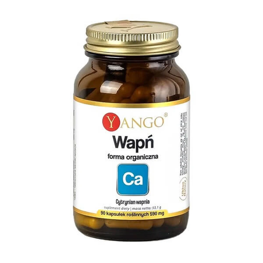 Yango Calcium (calcium citrate), capsules, 90 pcs.