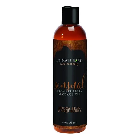 Intimate Earth Sensual Aromatherapy Massage Oil, 120 ml.