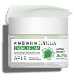 APLB Crema Facial AHA BHA PHA Centella, crema facial exfoliante y calmante con ácidos y Centella Asiática, 55 ml