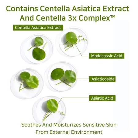 APLB Crema Facial AHA BHA PHA Centella, crema facial exfoliante y calmante con ácidos y Centella Asiática, 55 ml