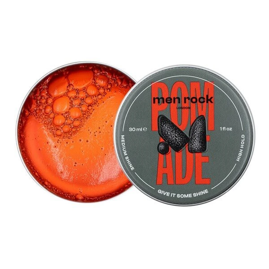 Men Rock Pomade - High Hold, Medium Shine, haarstyling pommade, 30 ml.